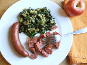 Sausage and greens2