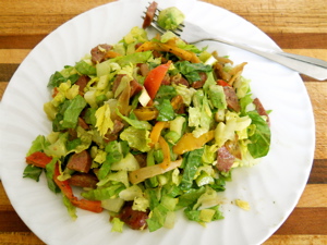 Sausage salad2